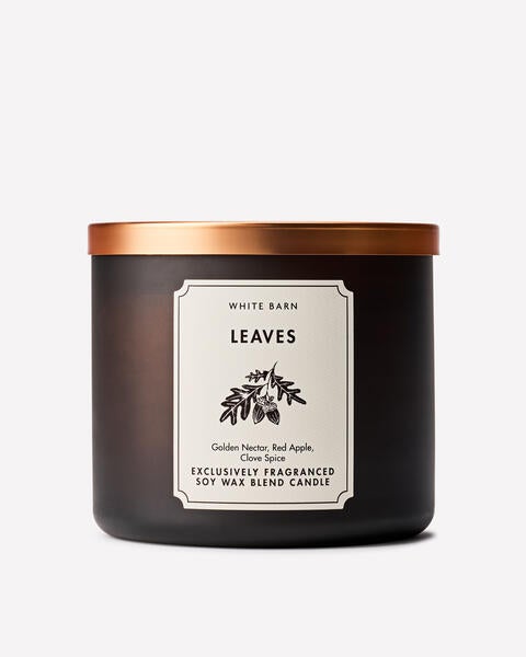 Bath & Body Works Leaves 3-Wick Candle 411g