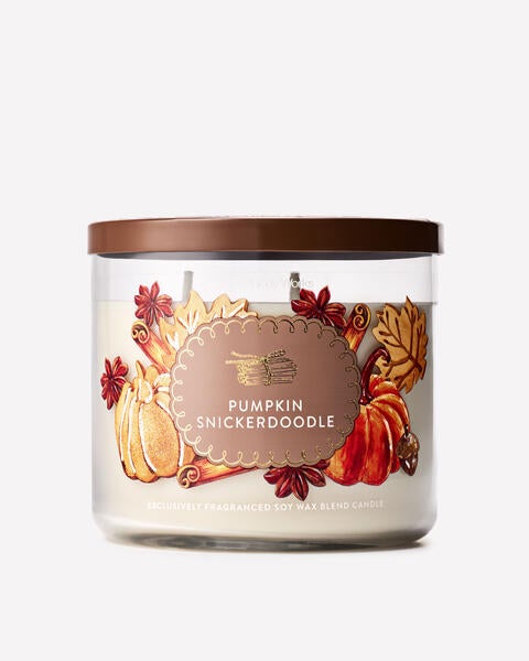 Bath & Body Works Pumpkin Snickerdoodle 3-Wick Candle 411g