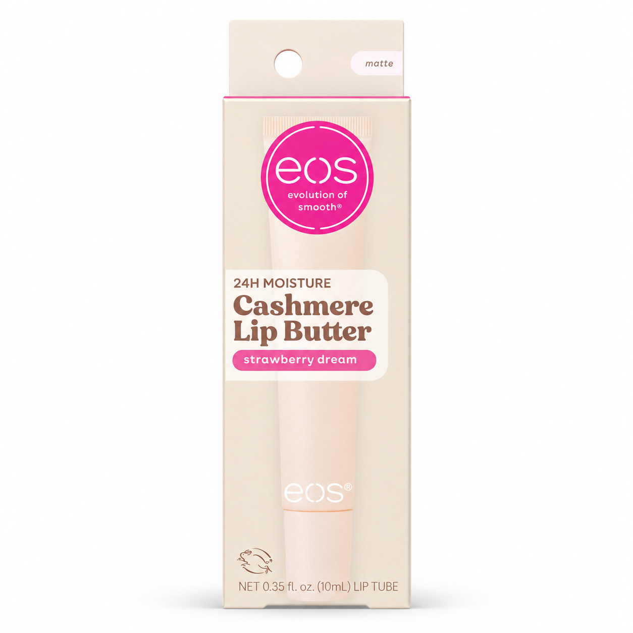 EOS 24H Moisture Cashmere Lip Butter Strawberry Cream